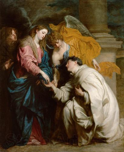 Anthony Van Dyck Mystische Verlobung des Seligen Hermann Joseph mit Maria Norge oil painting art